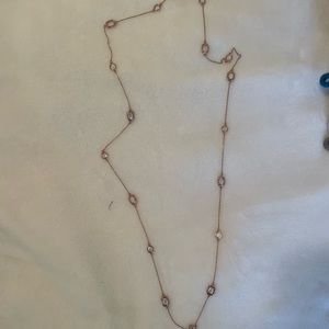 Kate spade rose gold necklace